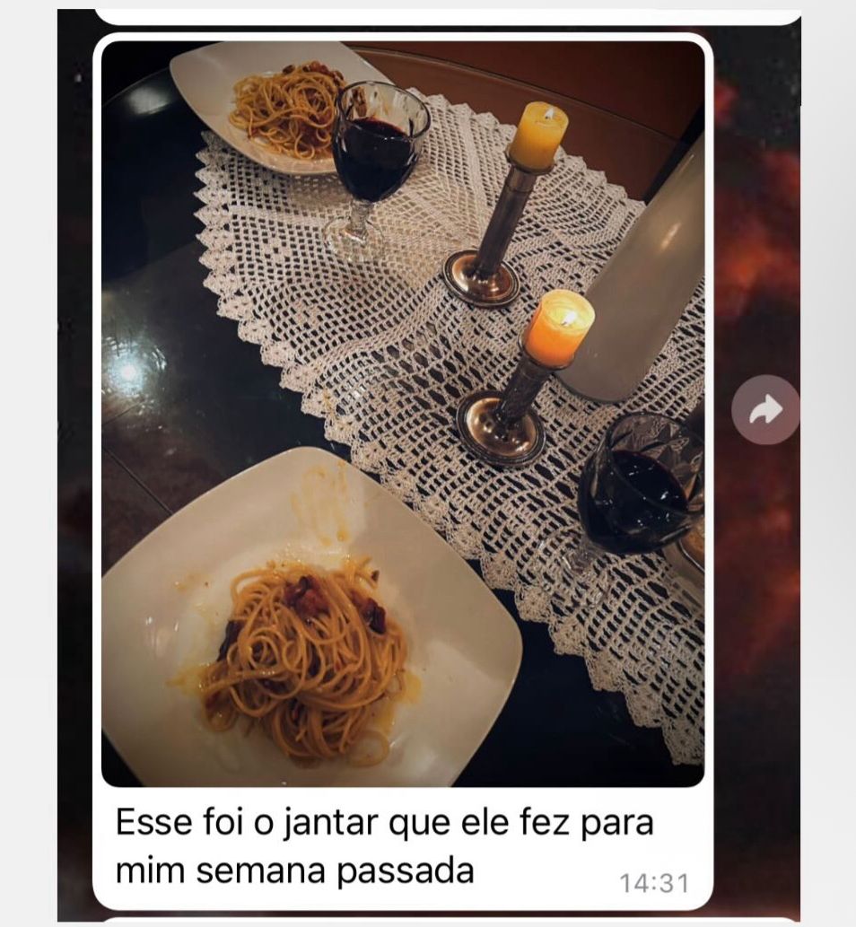 Depoimento com áudio e mensagem de gratidão pelo atendimento